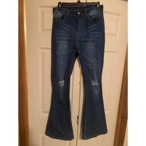 High waisted Flare jeans
